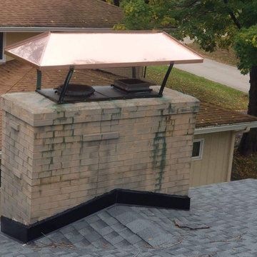 Copper chimney cap Chicago