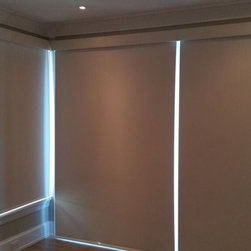 White Rock Motorized Shading - Roller Shades