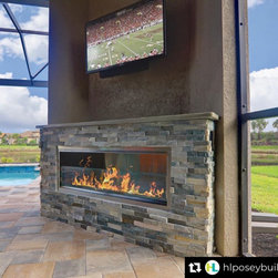 Kalea Bay Outdoor Fireplace - Outdoor Fireplaces