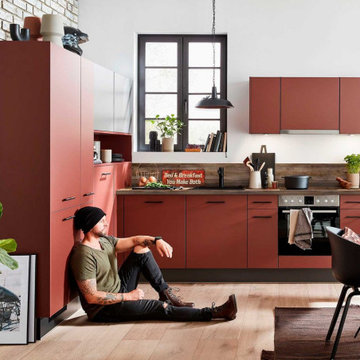 Toulouse - Cuisine rouge équipée sur-mesure