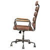 Acme Calan Executive Office Chair, Vintage Whiskey Top Grain Leather