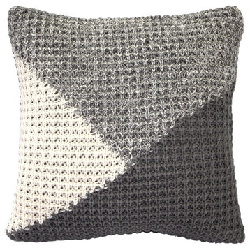 Pillow Decor, Hygge North Star Knit Pillow