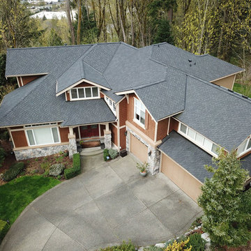 After Photo: CertainTeed Presidential TL Charcoal Black Composition Shingles