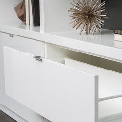 Modern High-Gloss Bookshelf (mHouse Project) - Products