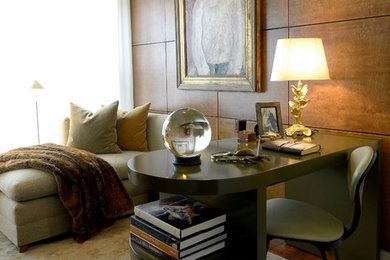 Home office - traditional home office idea in Boston