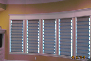 Window Treatments Installed by Doelling Decorating Center