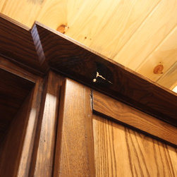 Coe Hill, Ontario   Rustic Wormy Ash Cottage Kitchen - Products