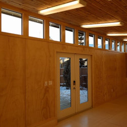 12 x 28 ft Hobby Work Shop Interior Prior To Moving In - Prefab Studios