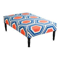 Surya Furniture- (FL-1010) - Footstools And Ottomans