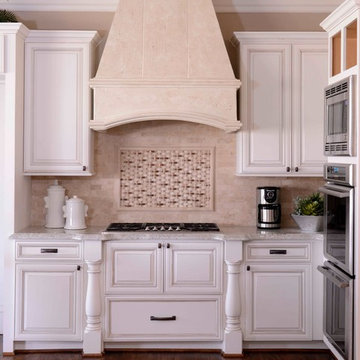 Kitchens w/ Cast Stone Vent Hood