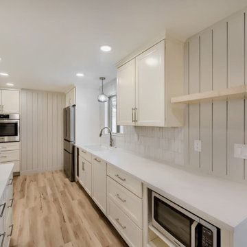 Full Kitchen & Bathroom Remodel | Warm Maple + Soft White Cabinetry | Colorado