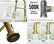 VIGO Edison Pull-Down Kitchen Faucet With Soap Dispenser, Matte Brushed Gold