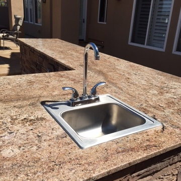 Outdoor Room/Custom BBQ Backyard Remodel