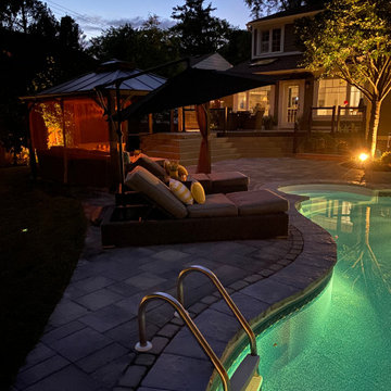 Backyard pool
