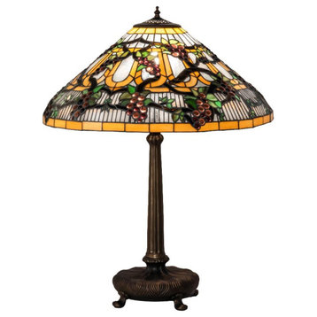 Meyda Lighting 65301 31" High Jeweled Grape Table Lamp