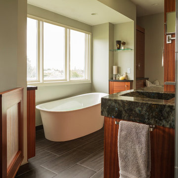 Cedar Mill Master Bathroom - 1980s Facelift