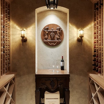 Wine cellar wall sculptures