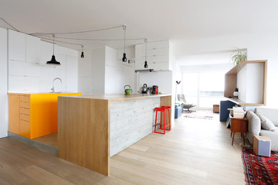 Idée de décoration pour un salon design.