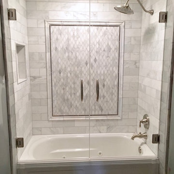 Frameless Shower Glass - French Doors