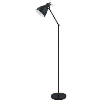 Eglo 49471A Priddy 55" Tall Floor Lamp - Black