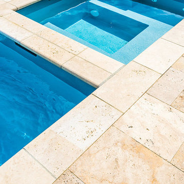 Fiberglass Feature Pool - Mullica Hill, New Jersey