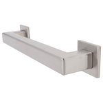 Preferred Bath Accessories - Stainless Steel Grab Bar, 42", Satin Stainless - Preferred Bath Accessories, Inc. is known for its innovative products and service excellence. These 8000 Blended Decorative Grab Bars are engineered for safety and durability. Installed in your shower, tub, or near the toilet, they can help prevent falls. The strong 304 stainless steel wall brackets can be secured with multiple screws and allow 0.20", horizontal adjustability for easy installation. Featuring fully-welded 304 stainless steel construction, decorative cover flanges and a beautiful polished finish, the ADA compliant grab bars provide sturdy support without sacrificing style.