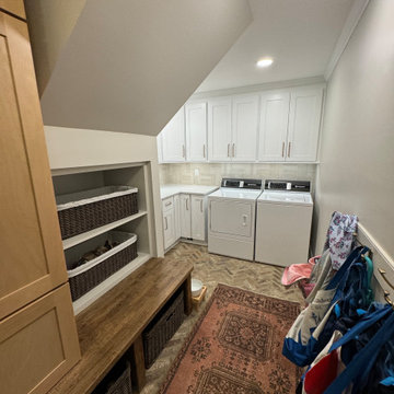 East Cobb Mudroom and Laundry Room by Atlanta Curb Appeal