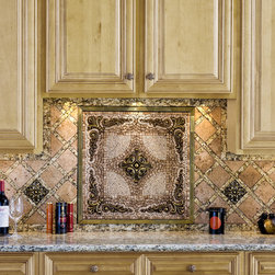 Kitchen backsplash mosaic and metal accent mural - Products