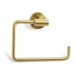Brushed Bronze Towel Ring Arrondi BH26541BBZ - Towel Rings