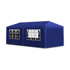 vidaXL Party Tent Outdoor Canopy Tent Patio Gazebo Sunshade for Garden Blue