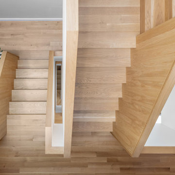 Williamsburg Townhouse - Main Stair from Above