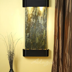 Cascade Springs Slate Wall Fountain - Indoor Fountains