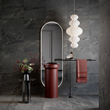 Fluida Porcelain Powder Room