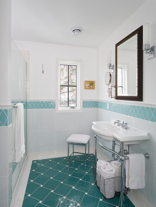 Small Bathroom Floor Tile | Houzz