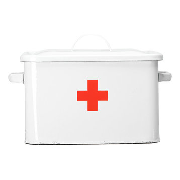 Metal First Aid Container