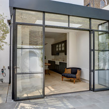 outside kitchen door glass