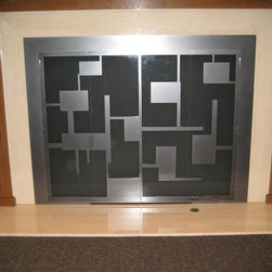 Jigsaw glass door - Home Decor