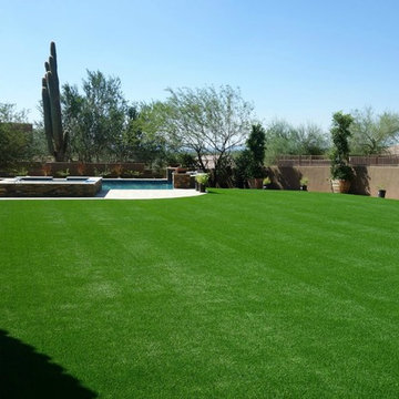 Artificial Grass as Pool Decking Extension