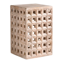 LATTICE SIDE TABLE - Side Tables And End Tables