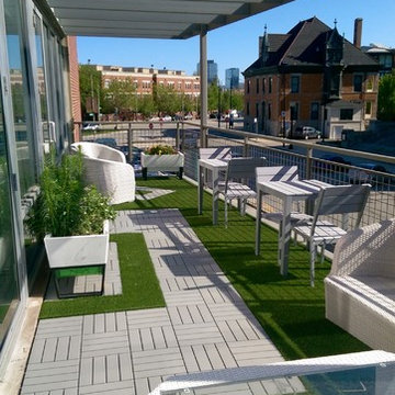 Balcony | Deck Tiles & High Density Miami Turf