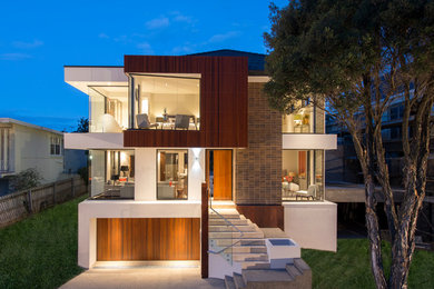 Inspiration for a contemporary exterior in Melbourne.