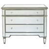 Worlds Away Cary Silver Mirrored Chest