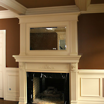 Custom Fireplace mantles, build-ins