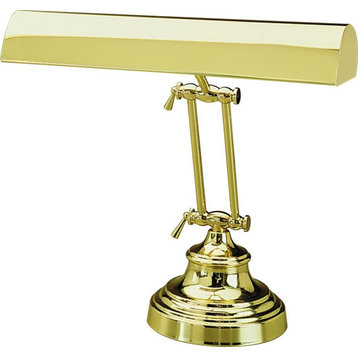 House of Troy 14" Polished Brass Piano Desk Lamp - P14-231-61