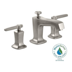 Margaux 8 in. Widespread 2-Handle Low-Arc Water-Saving Bathroom Faucet - Bathroom Sink Faucets
