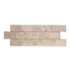 115-BLOCK BRICK WALL PANEL 81"W X 24"H X 5/8"D - Wall Panels