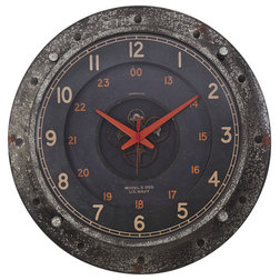 Industrial Wall Clocks by Lumini Design LLC