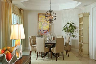 Example of a classic dining room design in Miami