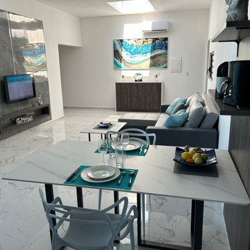 Full Open-Plan Living & Dining Integrated Layout Overview