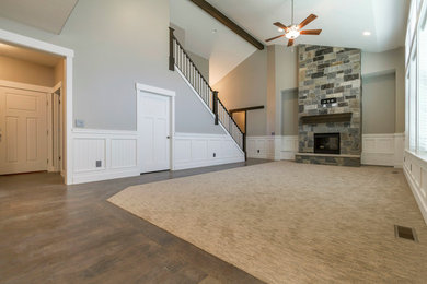 Family room - craftsman family room idea in Salt Lake City